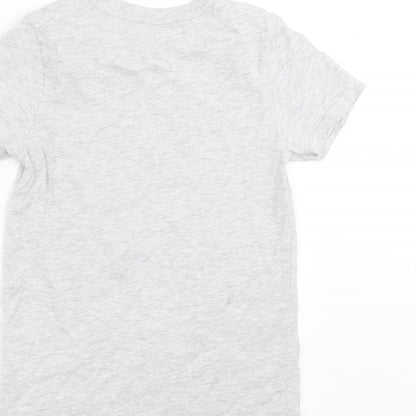 Nutmeg Boys Grey   Basic T-Shirt Size 8-9 Years