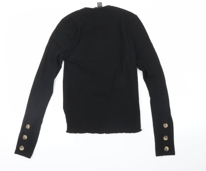 Primark Womens Black   Pullover Jumper Size XS