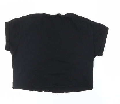 New Look Girls Black   Basic T-Shirt Size 12-13 Years