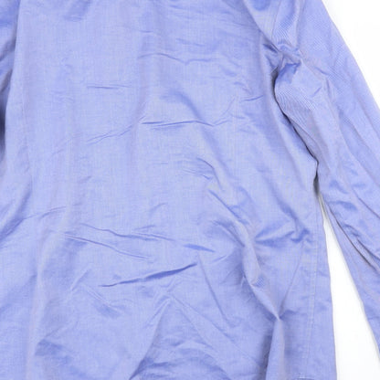 Mens UK Size 36 Charles Tyrwhitt Blue  Button-Up Long Sleeve Casual Shirt
