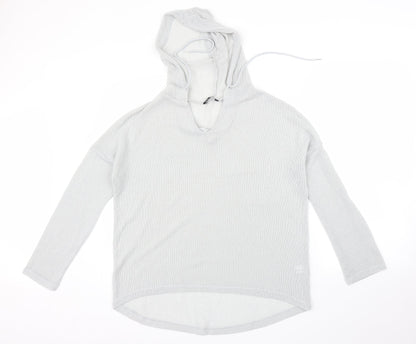 Select Womens Grey   Pullover Hoodie Size 12