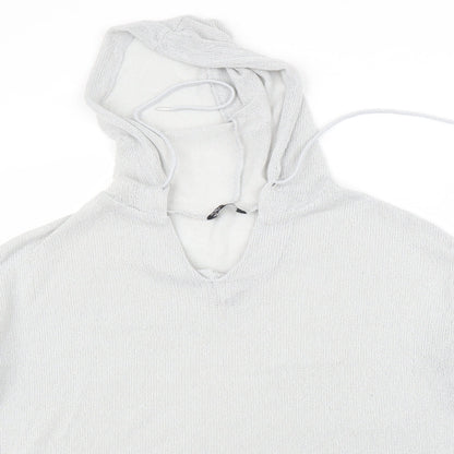 Select Womens Grey   Pullover Hoodie Size 12