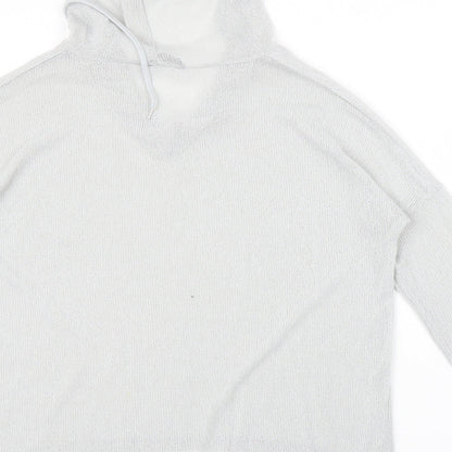 Select Womens Grey   Pullover Hoodie Size 12