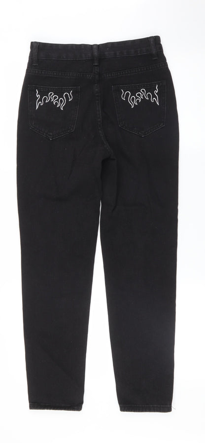 SheIn Womens Black   Straight Jeans Size 2XS L27 in