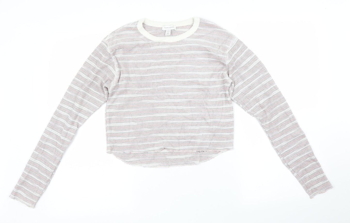 Womens UK Size 10 Topshop Pink Pullover Jumper