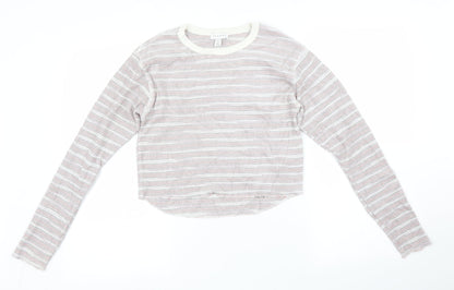 Womens UK Size 10 Topshop Pink Pullover Jumper