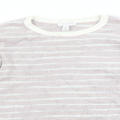 Womens UK Size 10 Topshop Pink Pullover Jumper