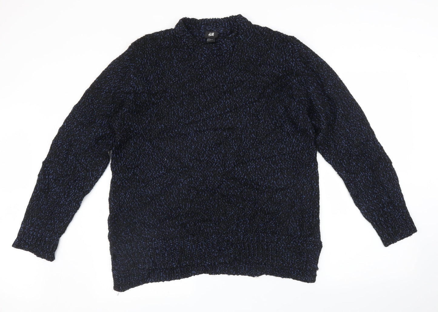Womens UK Size M H&M Blue Pullover Jumper
