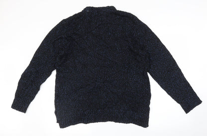 Womens UK Size M H&M Blue Pullover Jumper