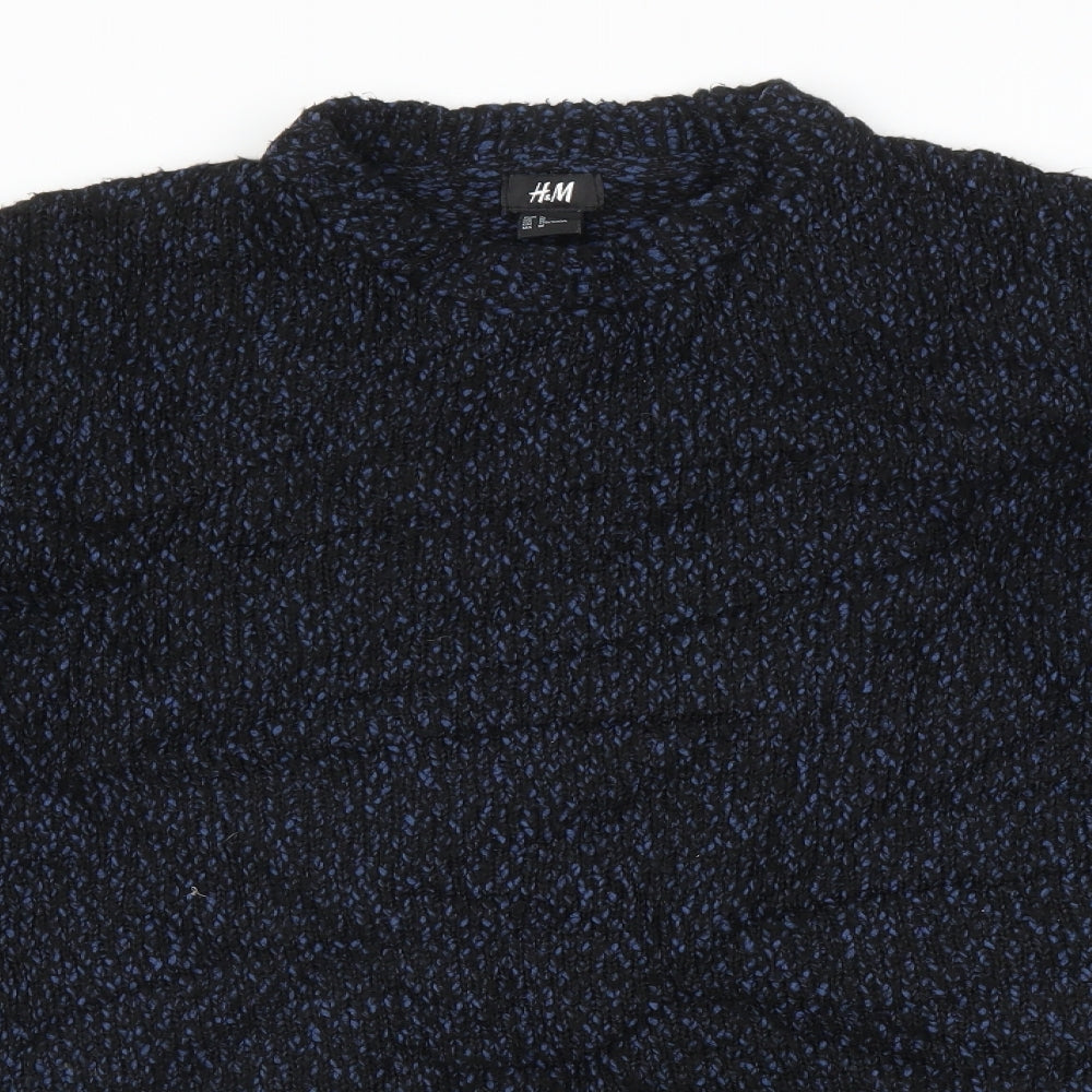 Womens UK Size M H&M Blue Pullover Jumper