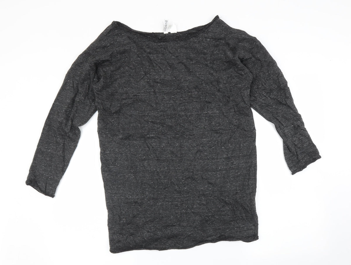 Womens UK Size XS H&M Grey Pullover Jumper