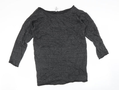 Womens UK Size XS H&M Grey Pullover Jumper