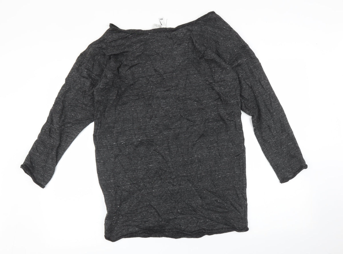 Womens UK Size XS H&M Grey Pullover Jumper