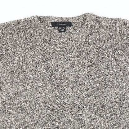 Womens UK Size 6 Atmosphere Grey Pullover Jumper