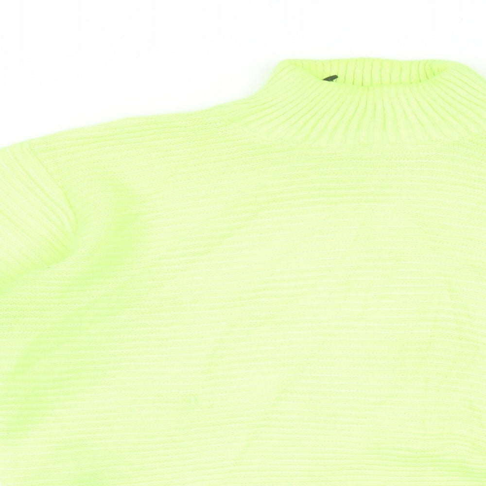 Womens UK Size 12 PRETTYLITTLETHING Green Pullover Jumper