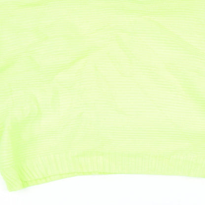 Womens UK Size 12 PRETTYLITTLETHING Green Pullover Jumper