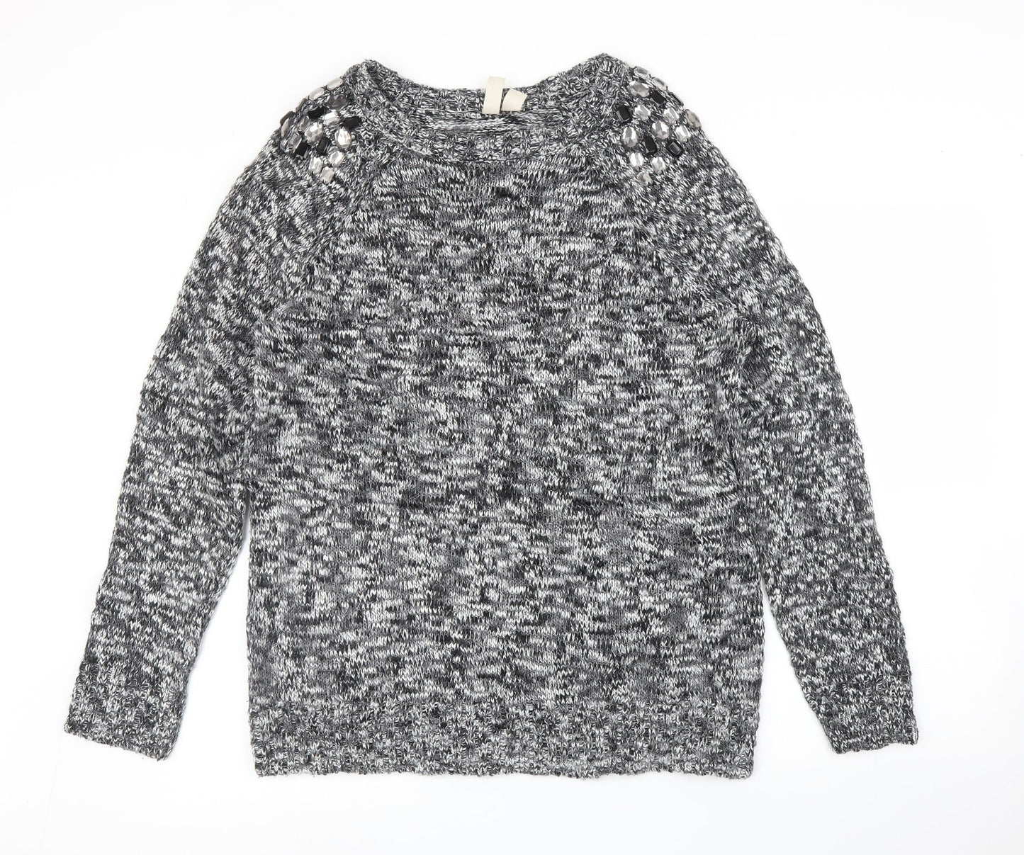 FOREVER 21 Womens Grey   Pullover Jumper Size L