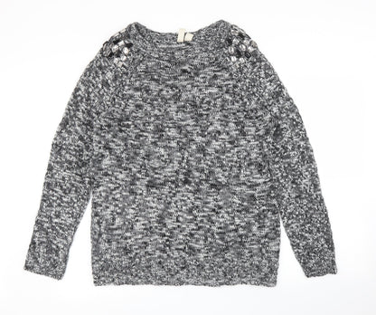 FOREVER 21 Womens Grey   Pullover Jumper Size L