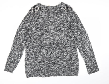 FOREVER 21 Womens Grey   Pullover Jumper Size L