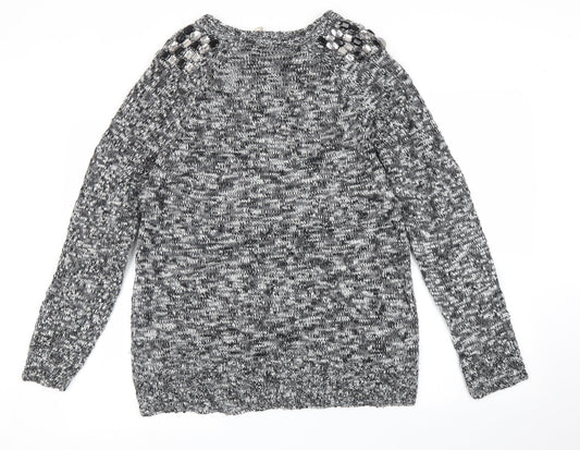 FOREVER 21 Womens Grey   Pullover Jumper Size L
