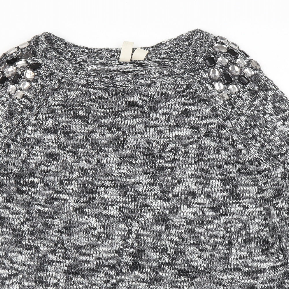 FOREVER 21 Womens Grey   Pullover Jumper Size L