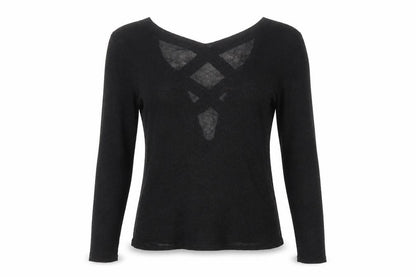 Womens UK Size XS H&M Black Pullover Jumper