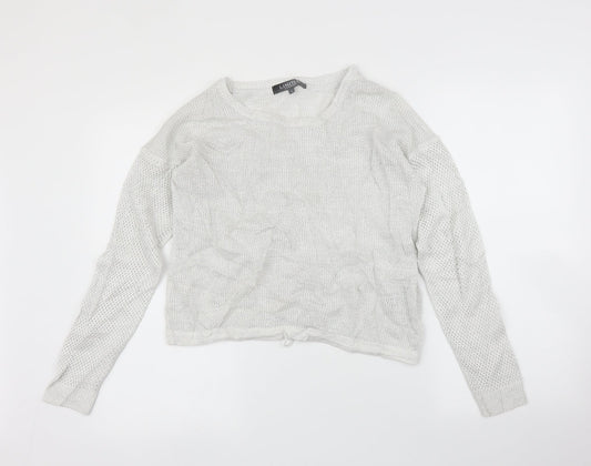LIMITED COLLECTION Womens White   Pullover Jumper Size 16