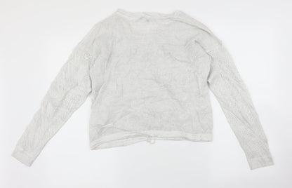 Womens UK Size 16 LIMITED COLLECTION White Pullover Jumper