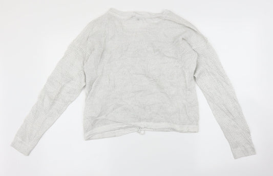 LIMITED COLLECTION Womens White   Pullover Jumper Size 16