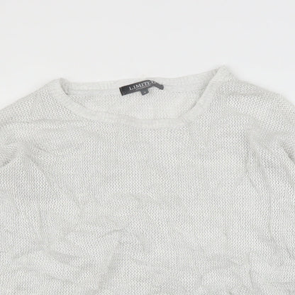 Womens UK Size 16 LIMITED COLLECTION White Pullover Jumper