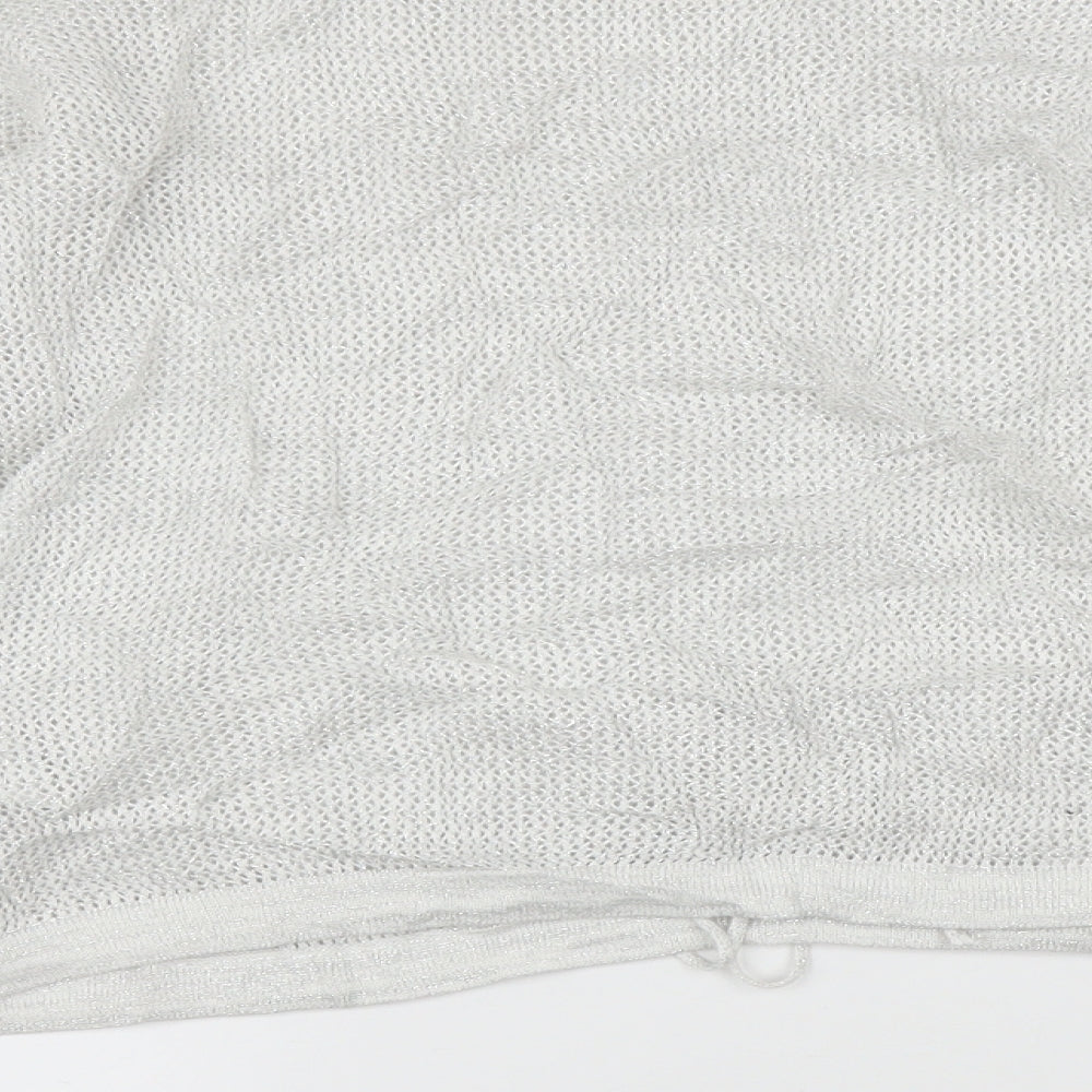 Womens UK Size 16 LIMITED COLLECTION White Pullover Jumper