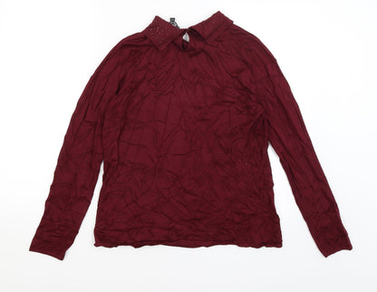 Bonmarche Womens Red   Basic T-Shirt Size 12