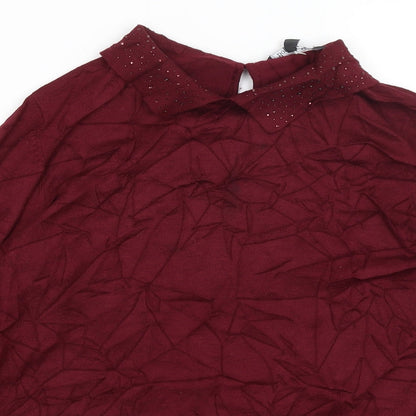 Bonmarche Womens Red   Basic T-Shirt Size 12