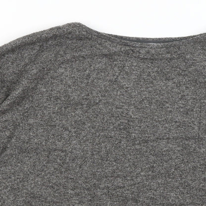 M&S Girls Grey   Pullover Jumper Size 12-13 Years