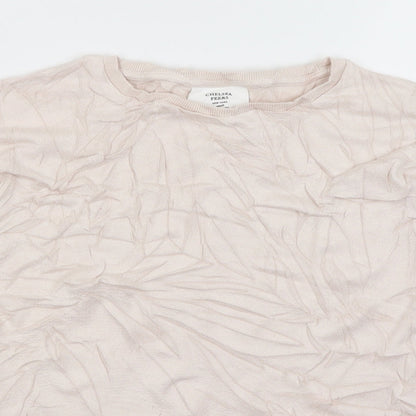 Chelsea Peers Womens Pink   Pullover Jumper Size S