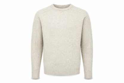 Mens UK Size M BHS Beige Pullover Jumper
