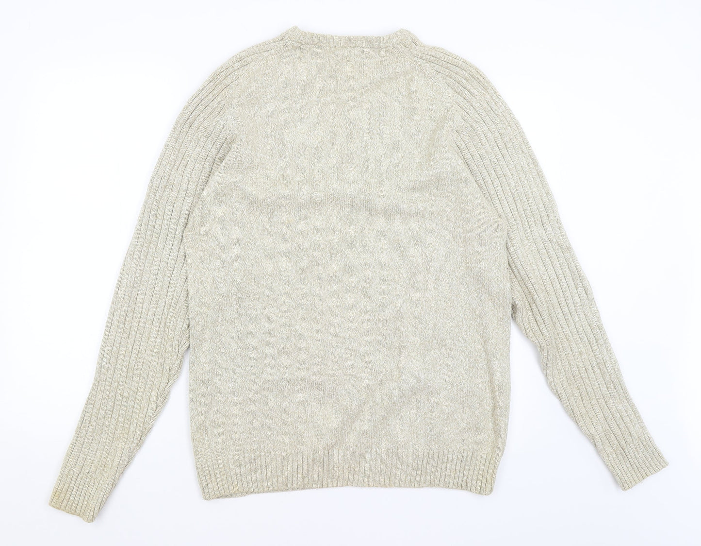 BHS Mens Beige   Pullover Jumper Size M