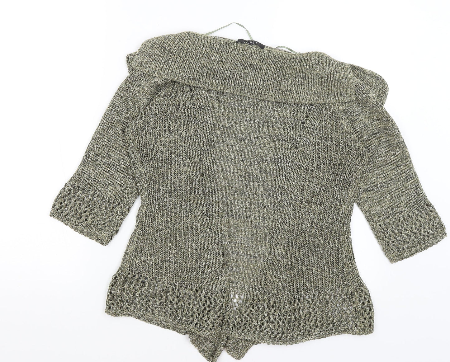 George Womens Gold   Cardigan Jumper Size 10