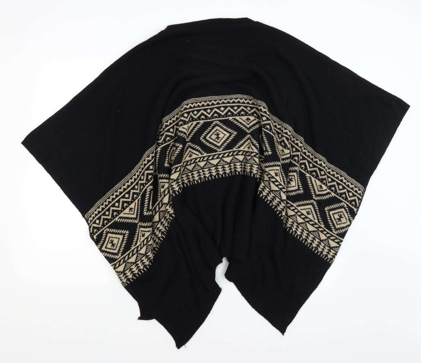 Womens UK Size M Astradivarius Black Shrug Jumper