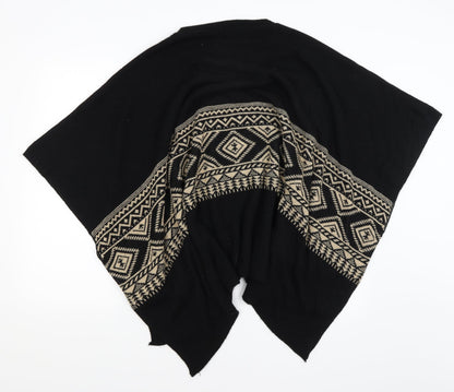 Womens UK Size M Astradivarius Black Shrug Jumper