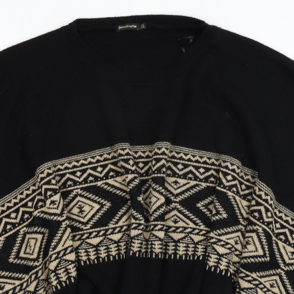 Womens UK Size M Astradivarius Black Shrug Jumper