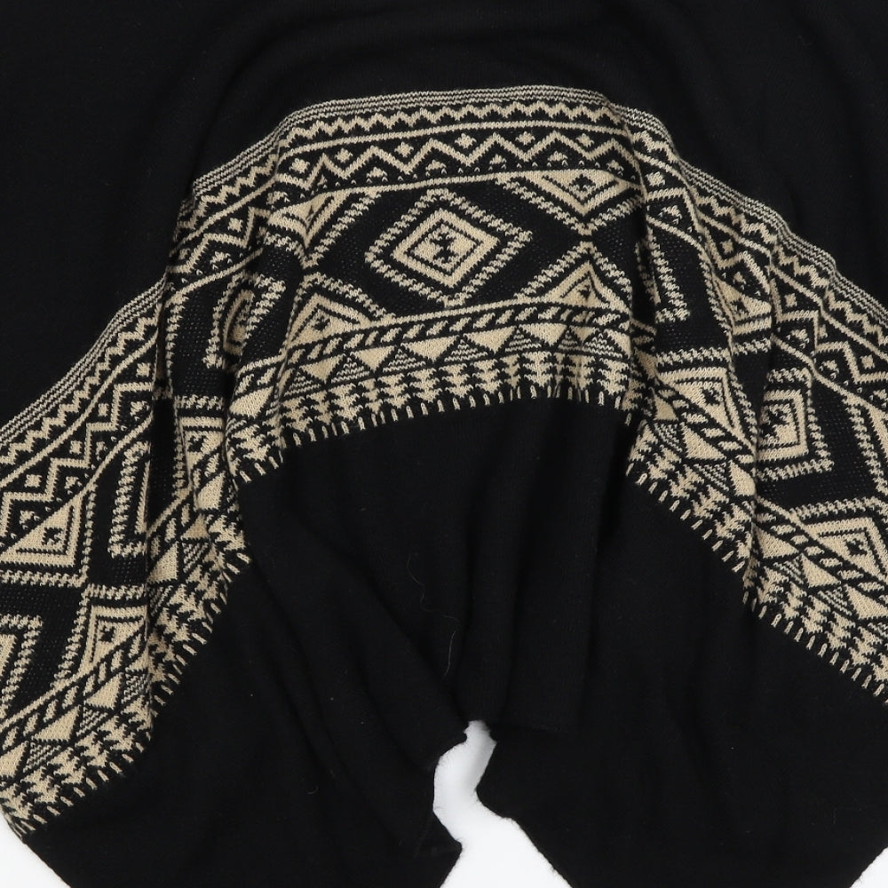 Womens UK Size M Astradivarius Black Shrug Jumper