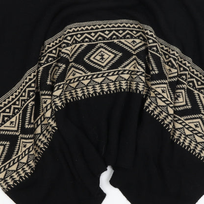 Womens UK Size M Astradivarius Black Shrug Jumper