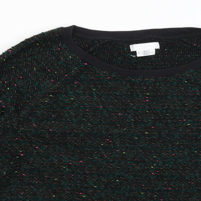 Womens UK Size L Cooperative Green Pullover Jumper