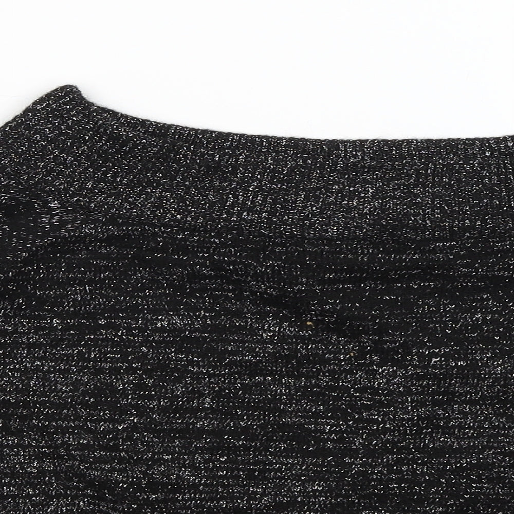 Womens UK Size M Divided Black Pullover Jumper