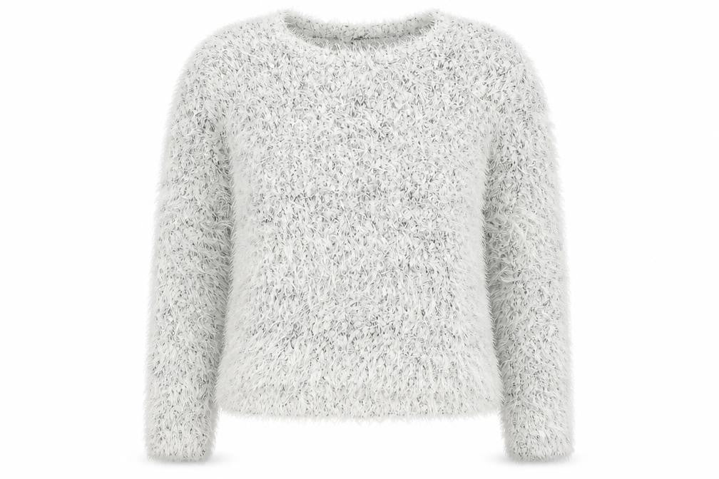Womens UK Size XS H&M White Pullover Jumper