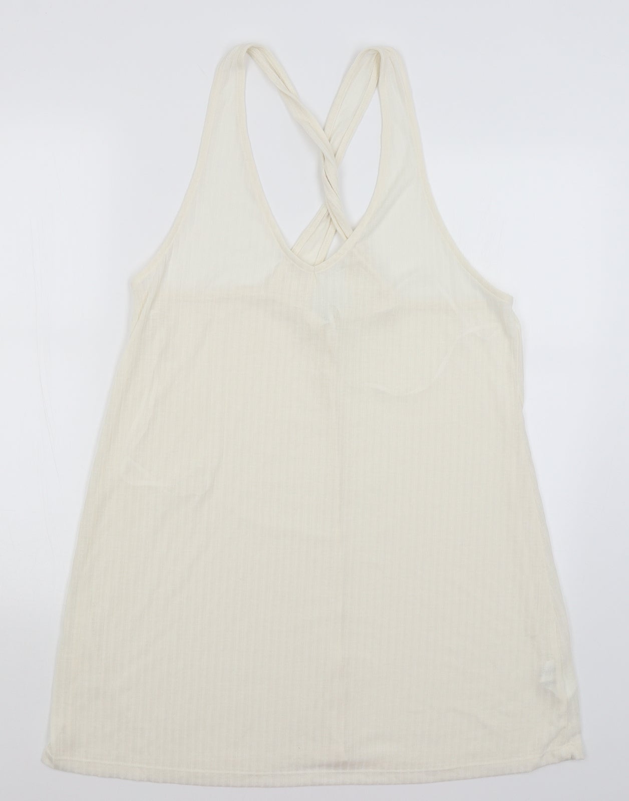 Primark Womens Ivory   Basic Tank Size L