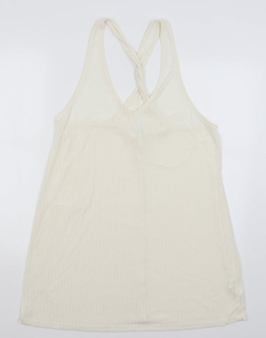 Primark Womens Ivory   Basic Tank Size L