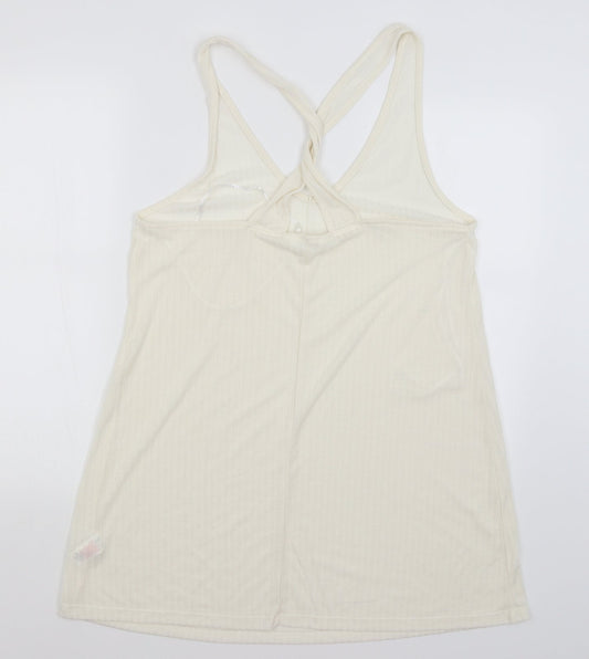 Primark Womens Ivory   Basic Tank Size L