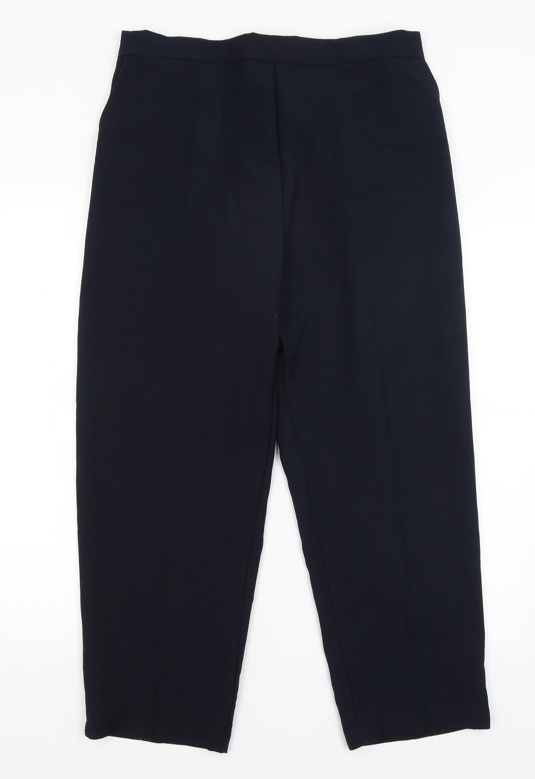 Womens UK Size 20 Preworn Regular Fit  Blue Trousers